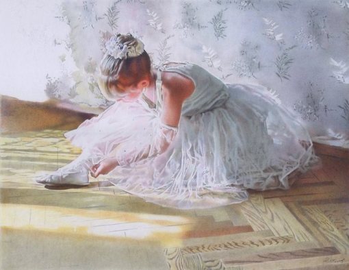 Bailarina, ilustração de Yuri Dyatlov.