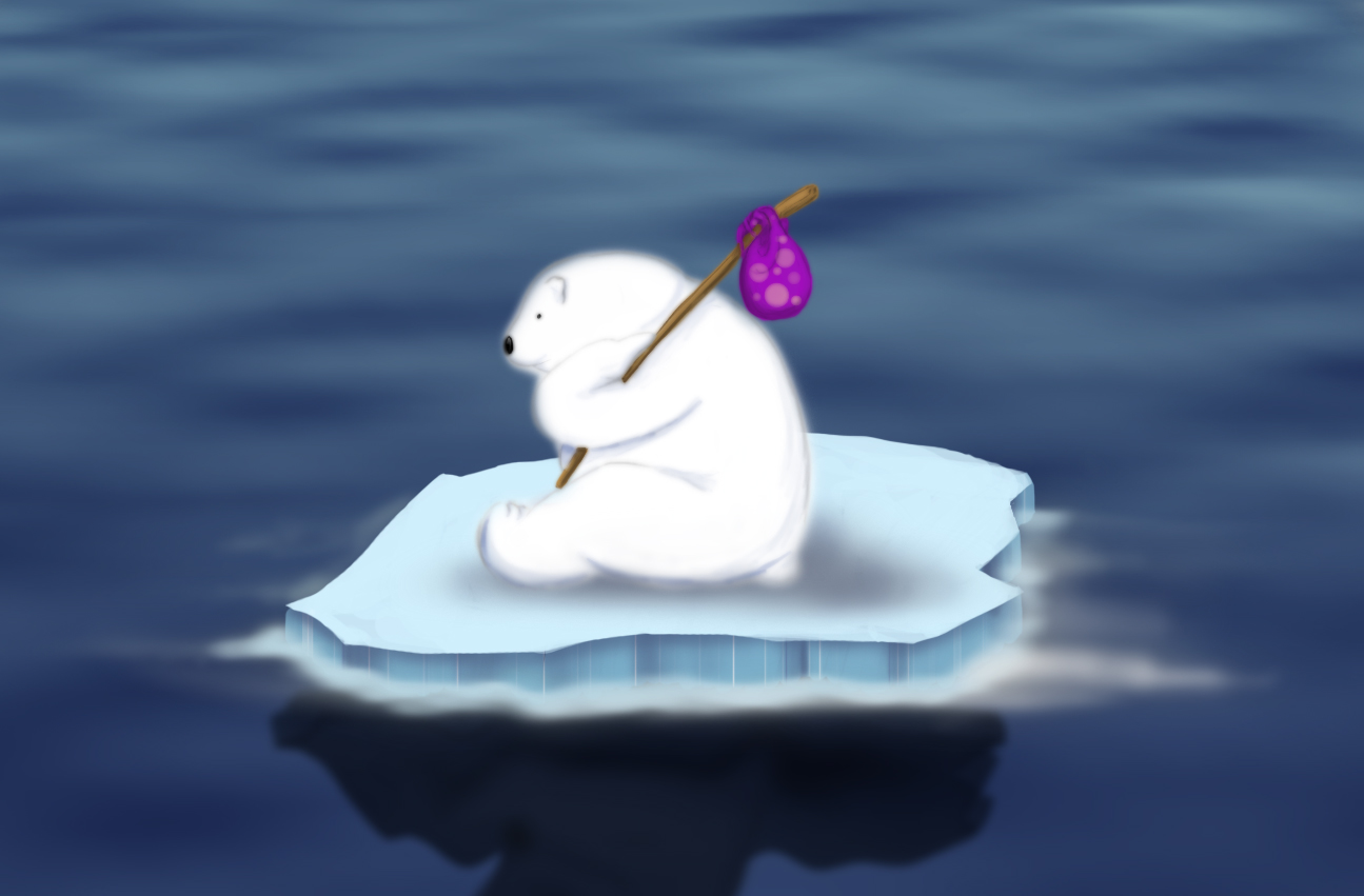 E lá se vai o Urso Polar! Ajude-o! | Peregrinacultural's Weblog