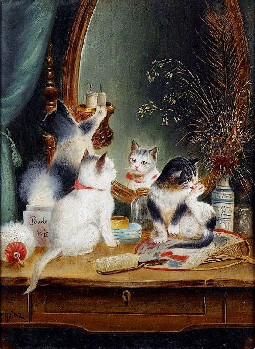 Carl-Reichert-XX-Cats-in-the-Boudoir-XX-Private-collection