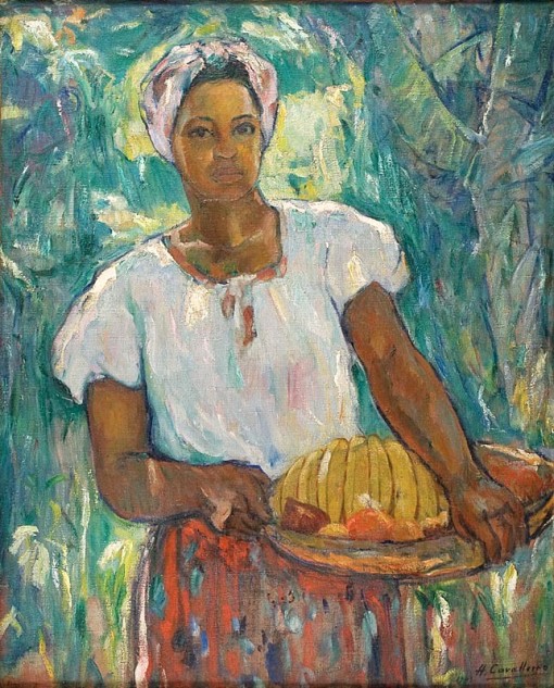 Henrique Cavalleiro,Baiana,1943,ost- 96,5 x 76,5 cm