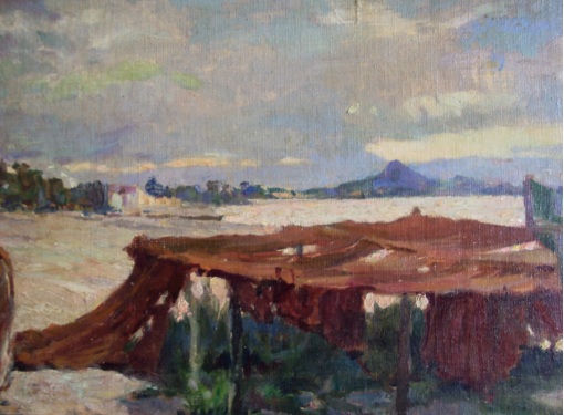 Rafael Falco (Brasil, 1885-1967), Piçarras, otcp,30 x 20 cm, Col. Part. Fabiano Wolff