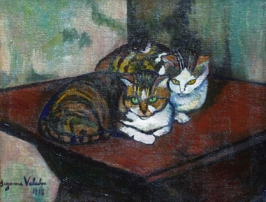two-cats-1918ost Suzanne Valadon