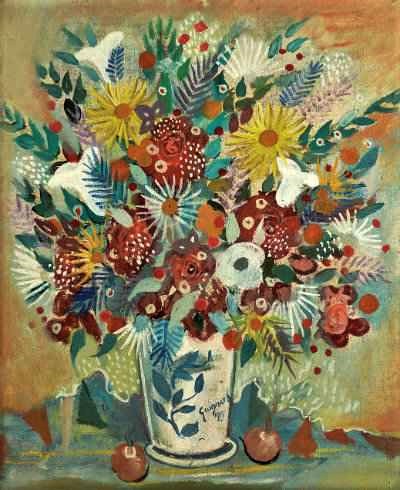 Alberto da Veiga Guignard ,Vaso de flores (1955), de Alberto da Veiga Guignard (1896-1962), Vitor Braga Galeria de Arte.
