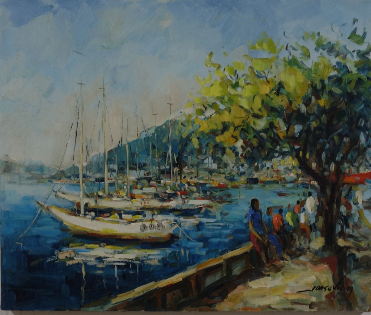 JORGE VIEIRA - Barcos na Urca - o.s.t. - 50x60